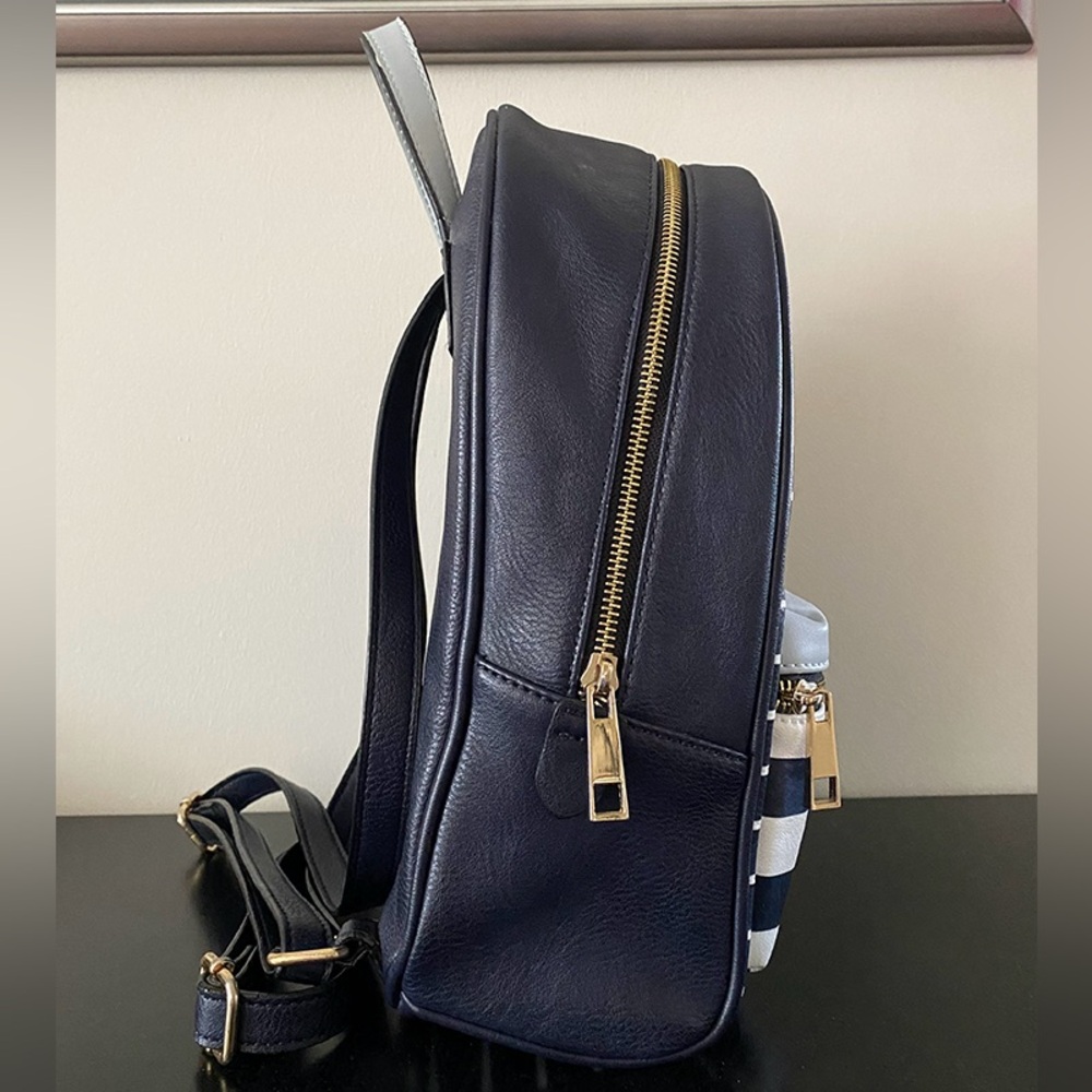 Call It Spring Blue Striped Mini Backpack - Picture 4 of 4
